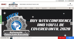 Desktop Screenshot of preferredchevroletbuickgmc.com